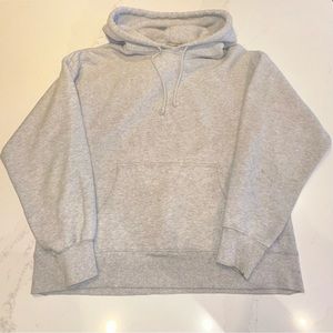Relaxed, fleece, pullover hoodie, size 2.